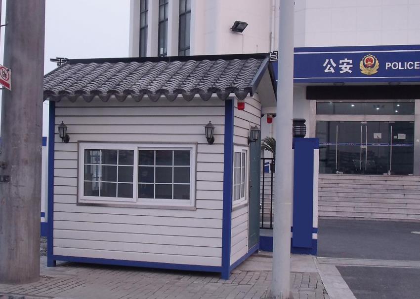 警用仿古岗亭