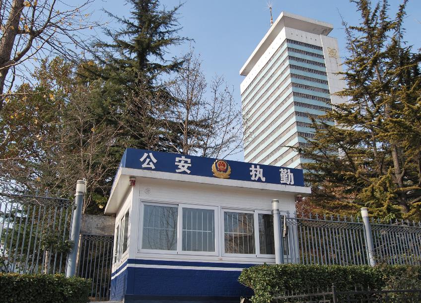 警用仿古岗亭