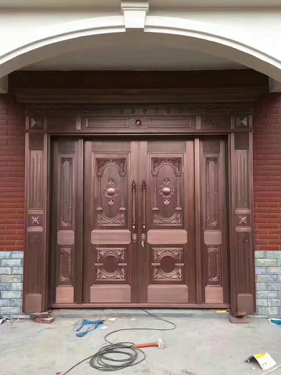 铜艺庭院门